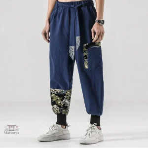 Pantalon Japonais avec motifs traditionnels