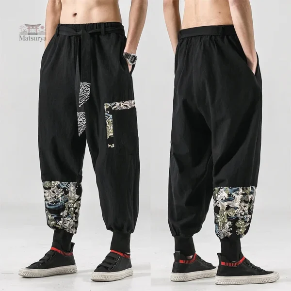 Pantalon traditionnel japonais avec design élégant