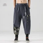 Pantalon Japonais à motifs authentiques