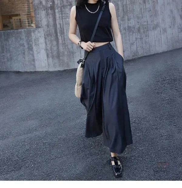 Pantalon large pour femme inspiré du Japon