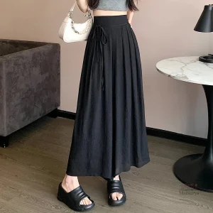 Pantalon Plissé Japonais élégant pour femme