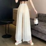 Pantalon Japonais femme, coupe plissée moderne
