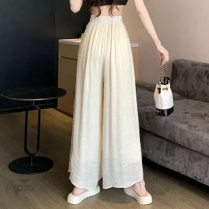 Pantalon Japonais femme, coupe plissée moderne