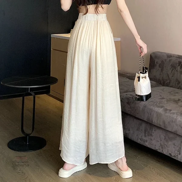 Pantalon Japonais femme, coupe plissée moderne