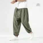 Pantalon Rayé Japonais pour une allure tendance