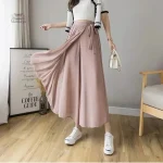 Pantalon Japonais Chic avec Plis