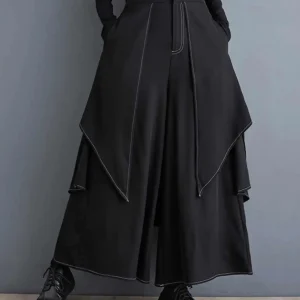 Pantalon Japonais Femme Surdimensionné