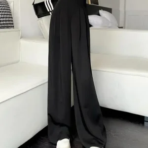 Pantalon Japonais Taille Haute Femme