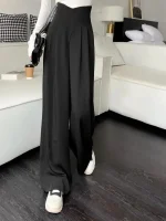 Pantalon Japonais Femme, coupe taille haute