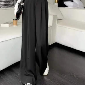 Pantalon Japonais Femme, coupe taille haute
