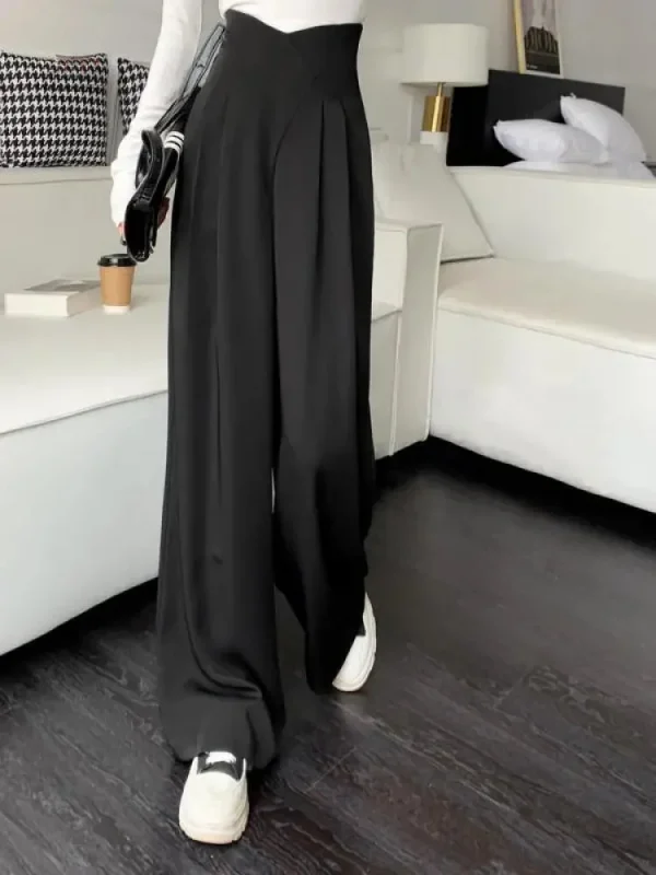 Pantalon Japonais Femme, coupe taille haute