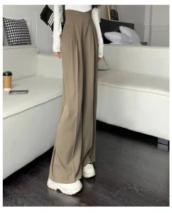 Pantalon femme, design japonais élégant