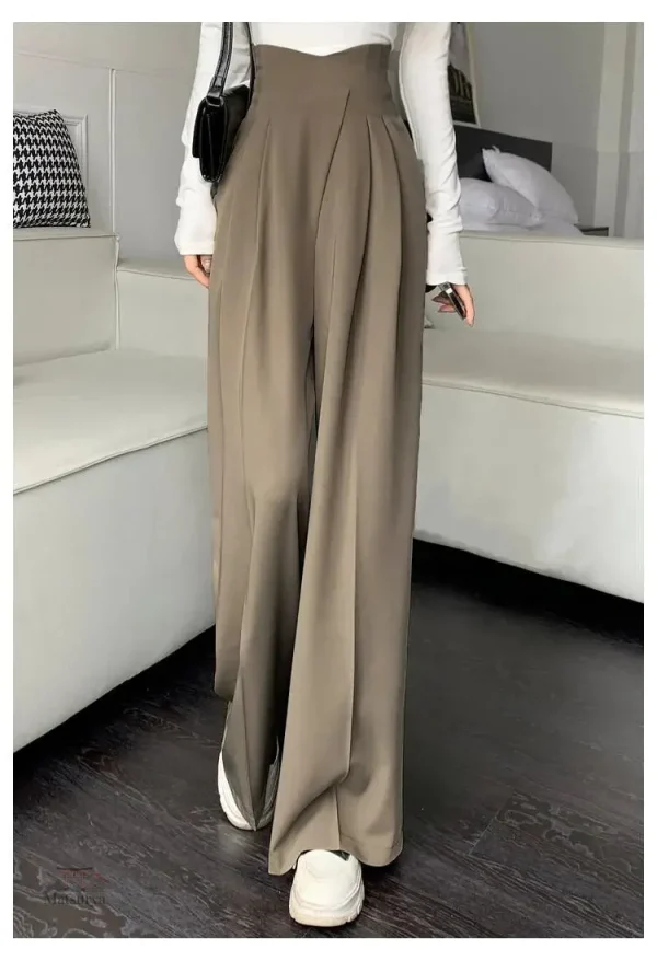 Pantalon haut, inspiration japonaise pour femme