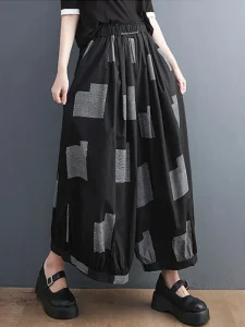 Pantalon Japonais Taille Haute pour un style décontracté