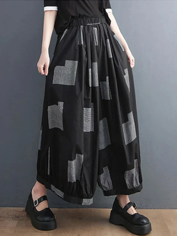Pantalon Japonais Taille Haute pour un style décontracté