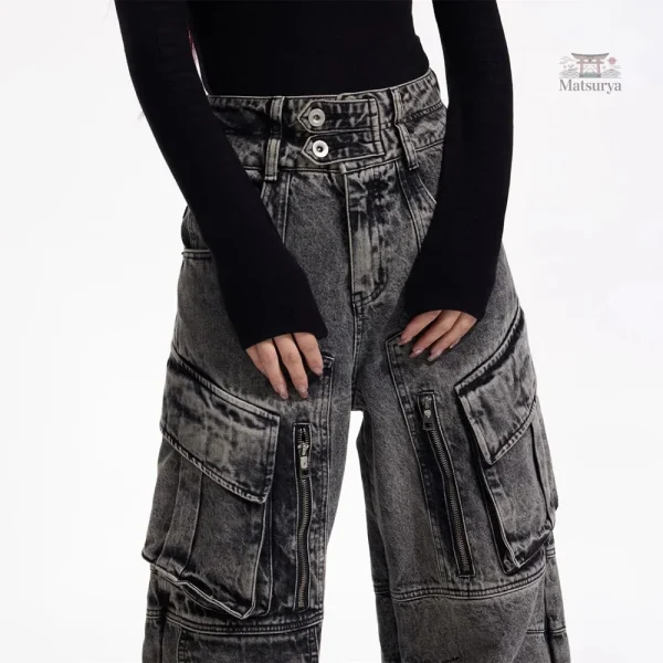 Pantalon cargo tendance pour femme