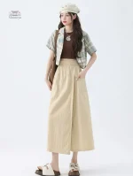 Pantalon jupe femme style japonais chic