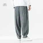 Pantalon large inspiré du style japonais traditionnel