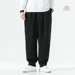 Pantalon confortable aux lignes japonaises élégantes