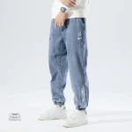 Pantalon léger en denim japonais