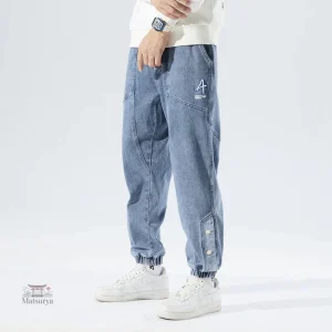 Pantalon léger en denim japonais