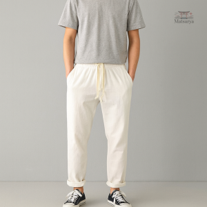 Pantalon Léger en Lin pour Homme