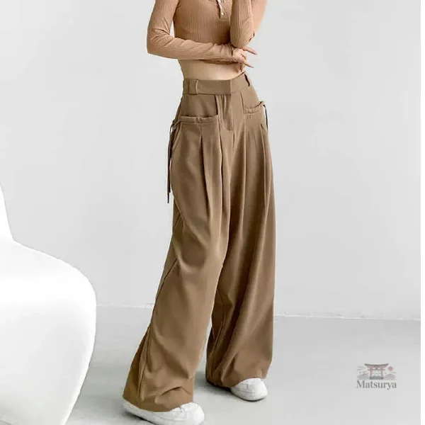 Pantalon japonais pour femme, parfait pour le quotidien