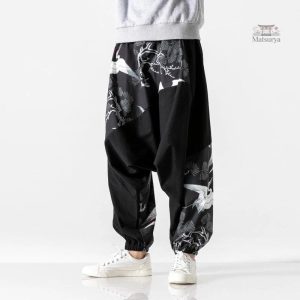 Pantalon Japonais à motif traditionnel