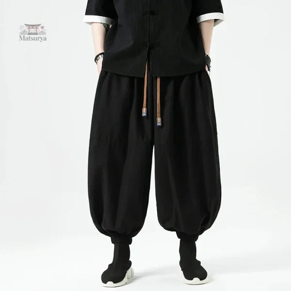 Pantalon japonais Nikka, coupe moderne et confortable