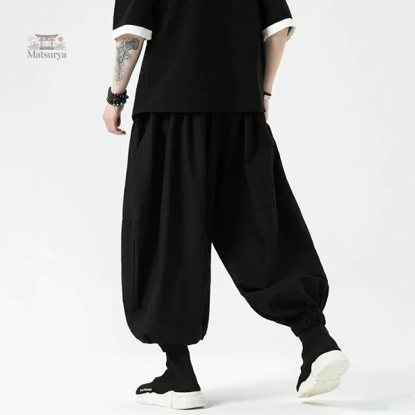 Vêtements japonais pour homme, pantalon Nikka en style unique