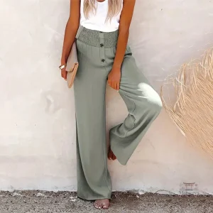 Pantalon Femme en Coton au style japonais