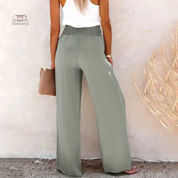 Pantalon léger en coton pour un look décontracté
