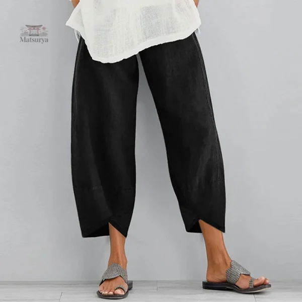 Pantalon Sarouel en Lin pour un look unique
