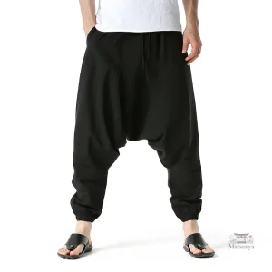 Pantalon Japonais Sarouel, style urbain décontracté