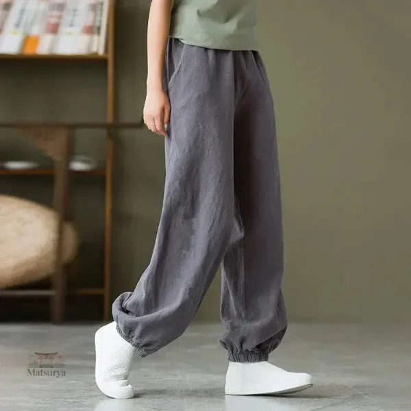 Pantalon Japonais féminin style sarouel