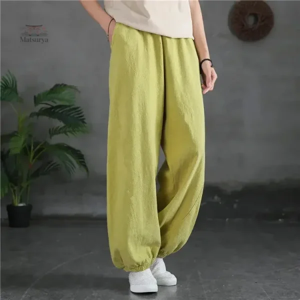 Sarouel vintage pour femme, look décontracté
