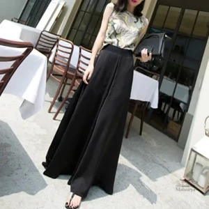 Pantalon Japonais Femme en satin, style chic