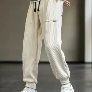 Pantalon Streetwear en Velours Côtelé