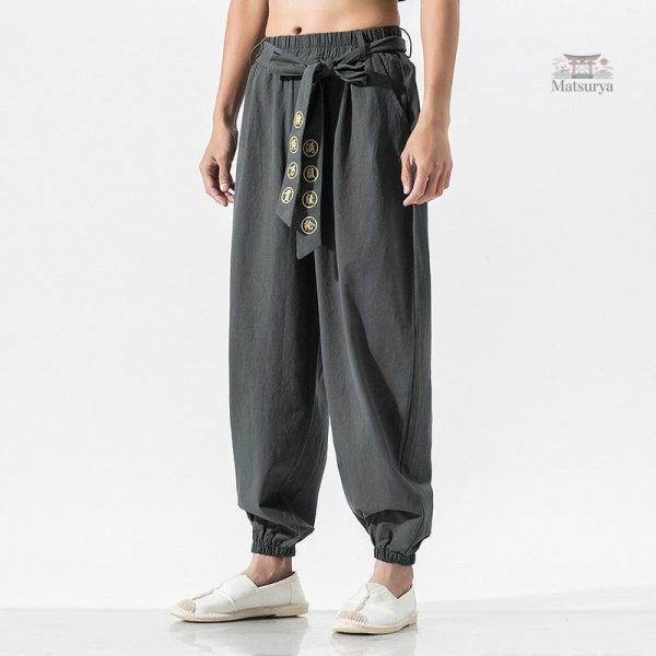 Pantalon japonais pour homme confort et élégance