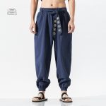 Pantalon homme tendance japonaise décontractée