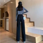 Pantalon Japonais Taille Haute pour Femme
