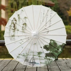 Parapluie japonais femme, accessoire traditionnel élégant