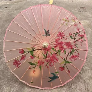 Parapluie Japonais Traditionnel en papier et bambou