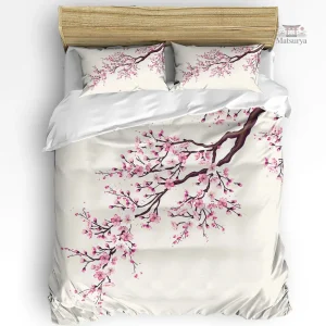 Parure de lit élégante au design japonais