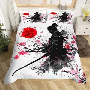 Parure de lit japonaise Samouraï en style traditionnel