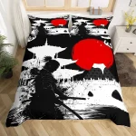 Parure de lit japonaise design samouraï chic