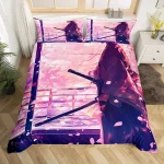 Parure de Lit Japonaise Violette