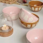 Petit bol japonais avec motif ours