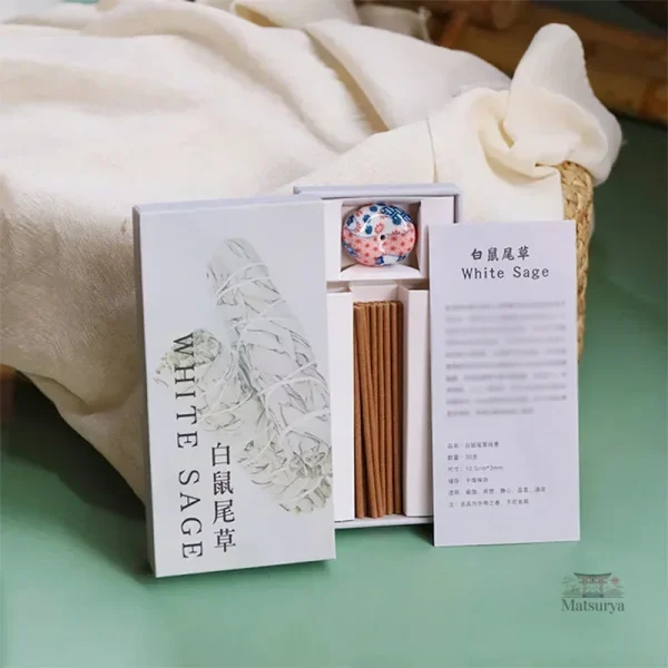 Variété d'encens japonais raffinés