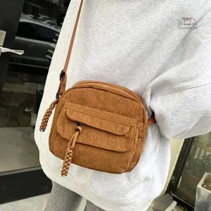 Sac à bandoulière japonais en tissu unique et coloré